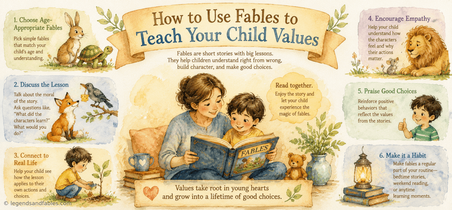 How to Use Fables to Teach Your Child Values
