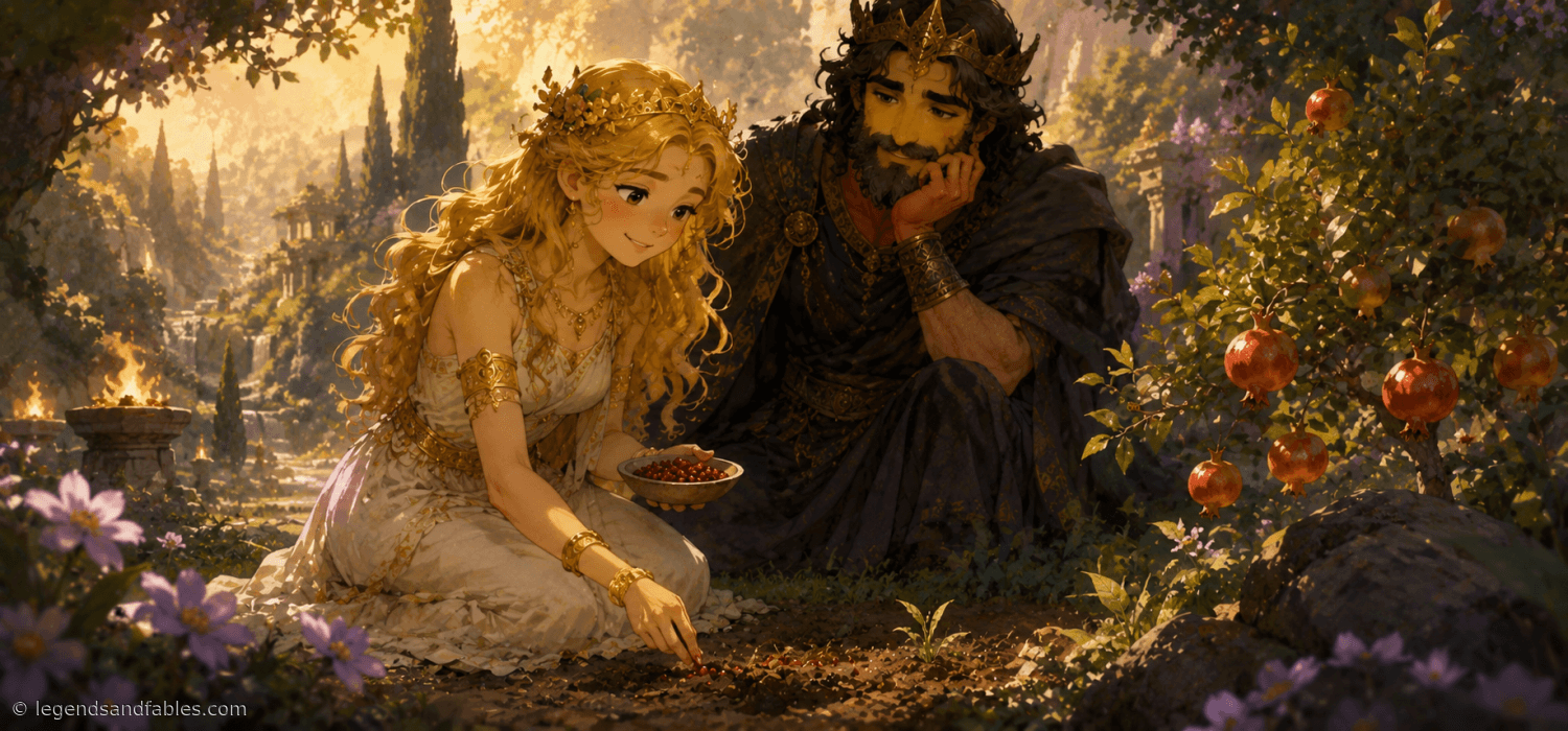 Persephone and the Seeds of the Pomegranate — Legends and Fables