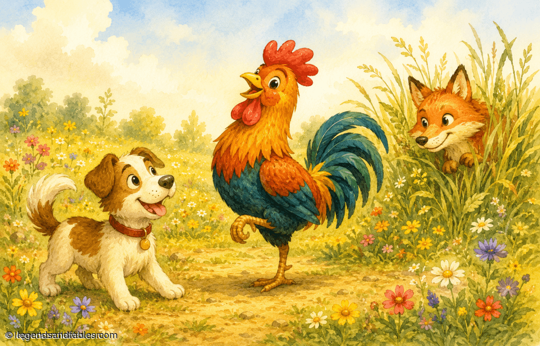 The Cock, The Dog and The Fox