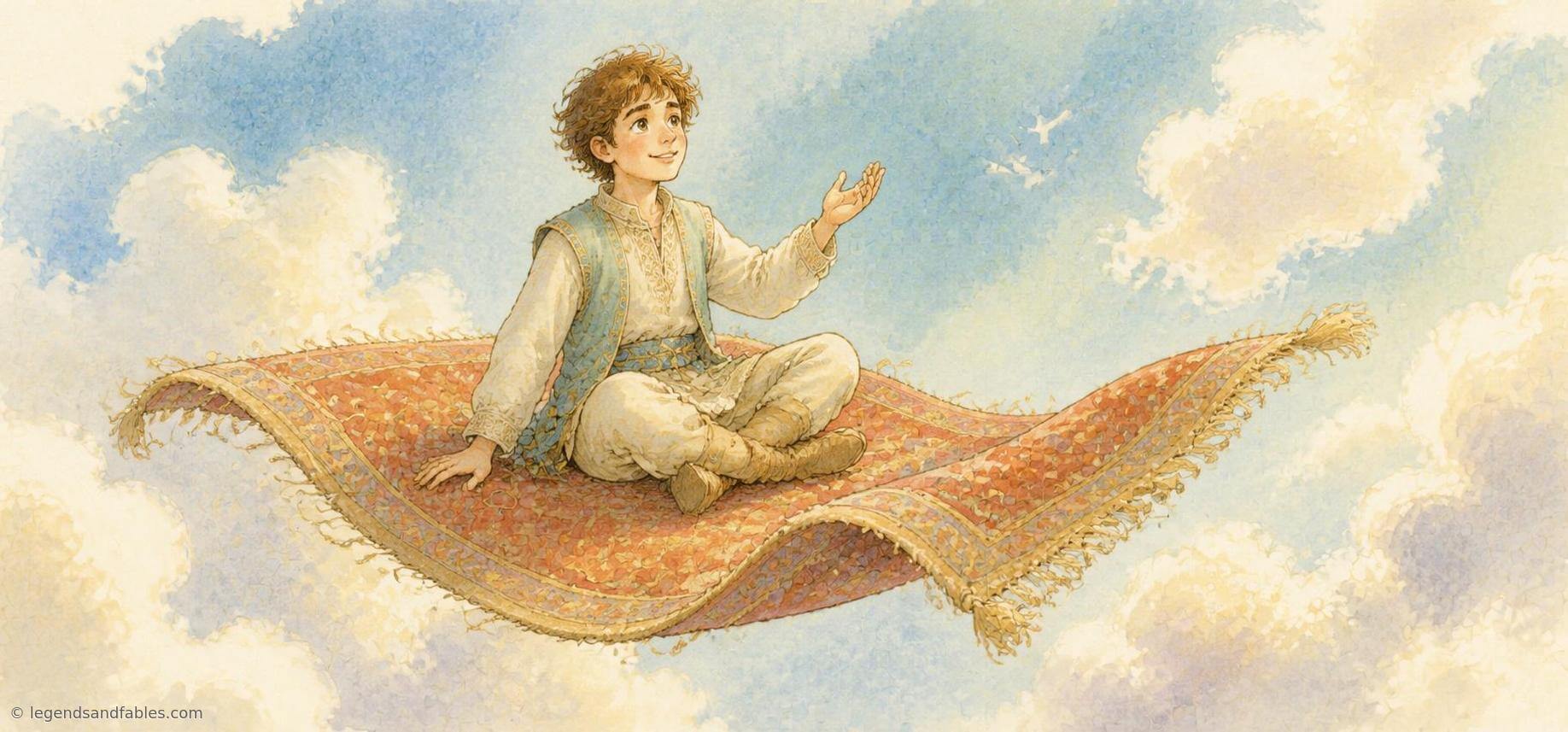 The Prince and the Flying Carpet — Legends and Fables