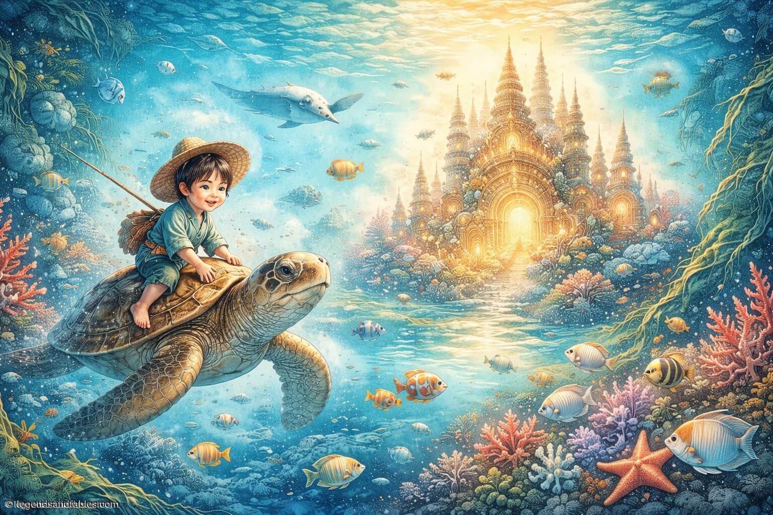 Urashima Taro and the Palace Under the Sea