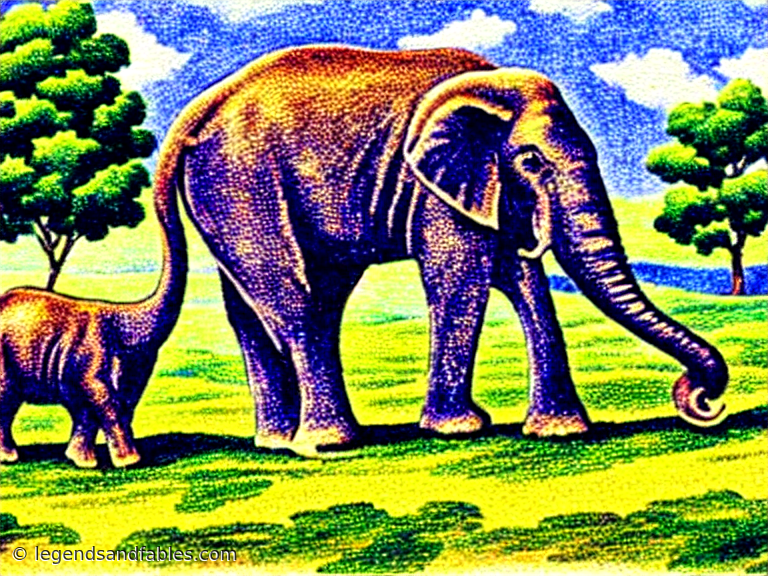 Why the Elephant Has a Long Trunk — Legends and Fables