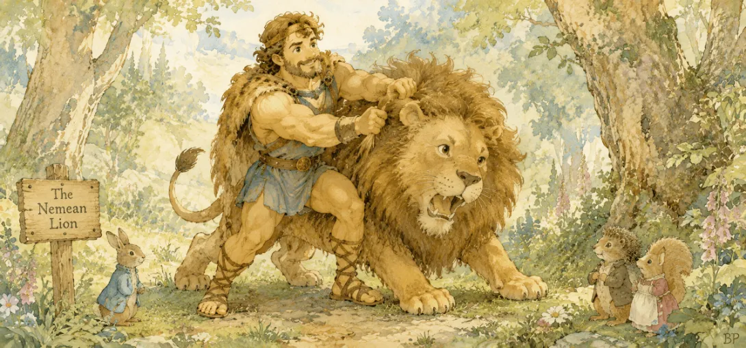 The Labours of Hercules — The Nemean Lion — Legends and Fables