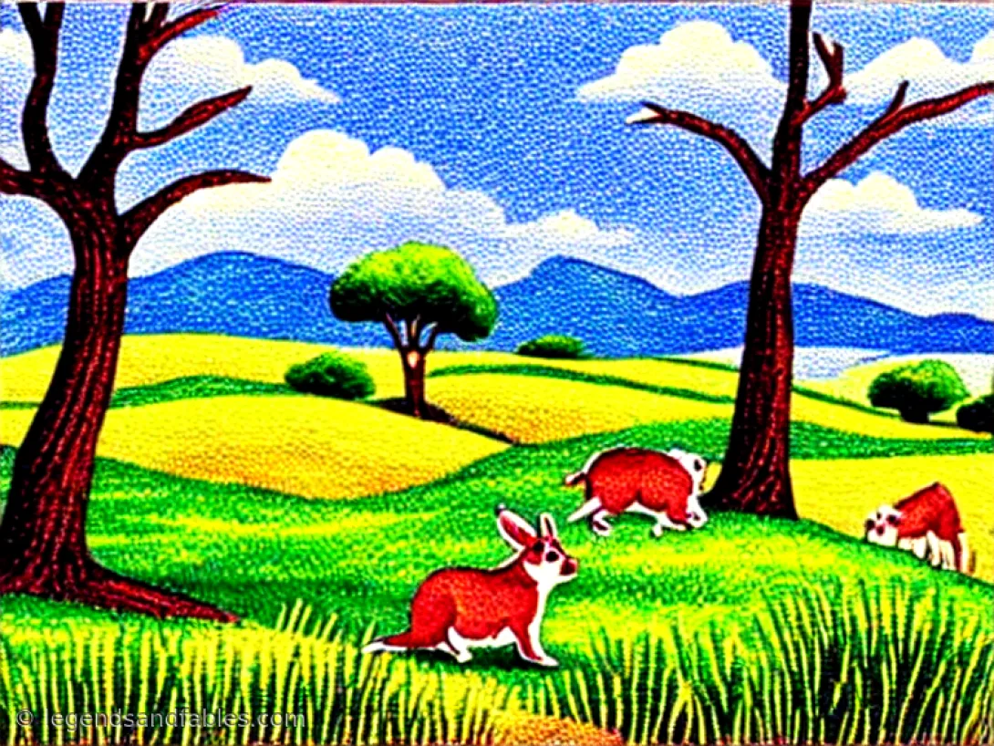 The Hare and the Hyena — Legends and Fables