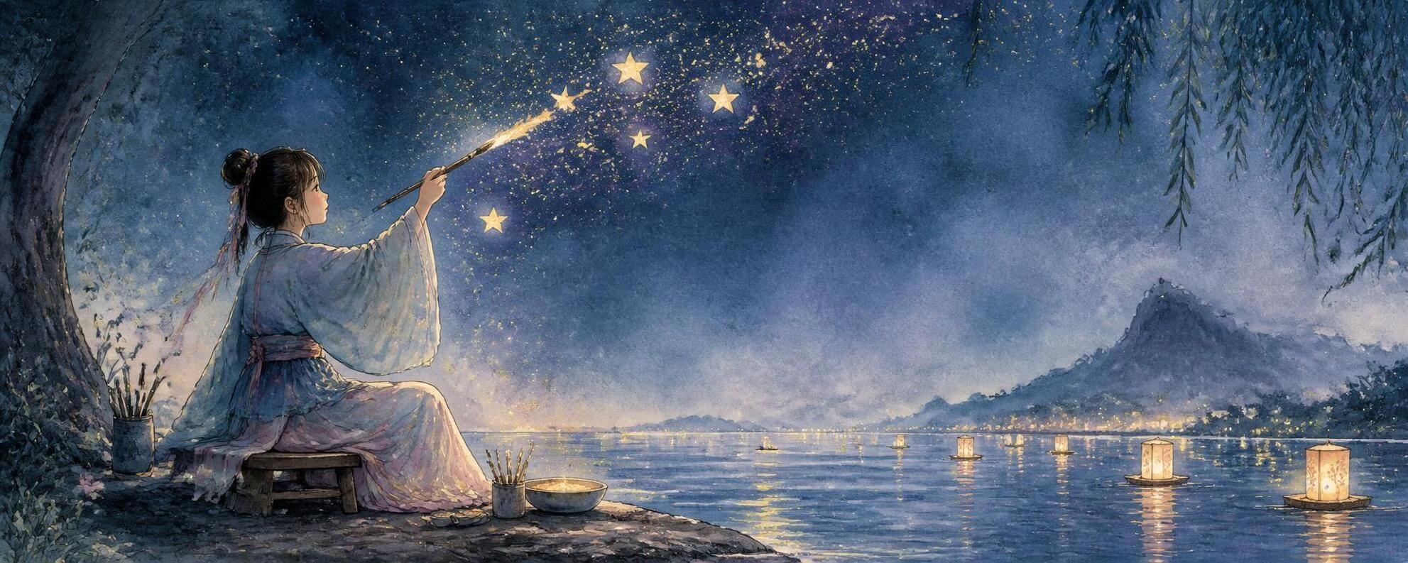 The Girl Who Painted Stars