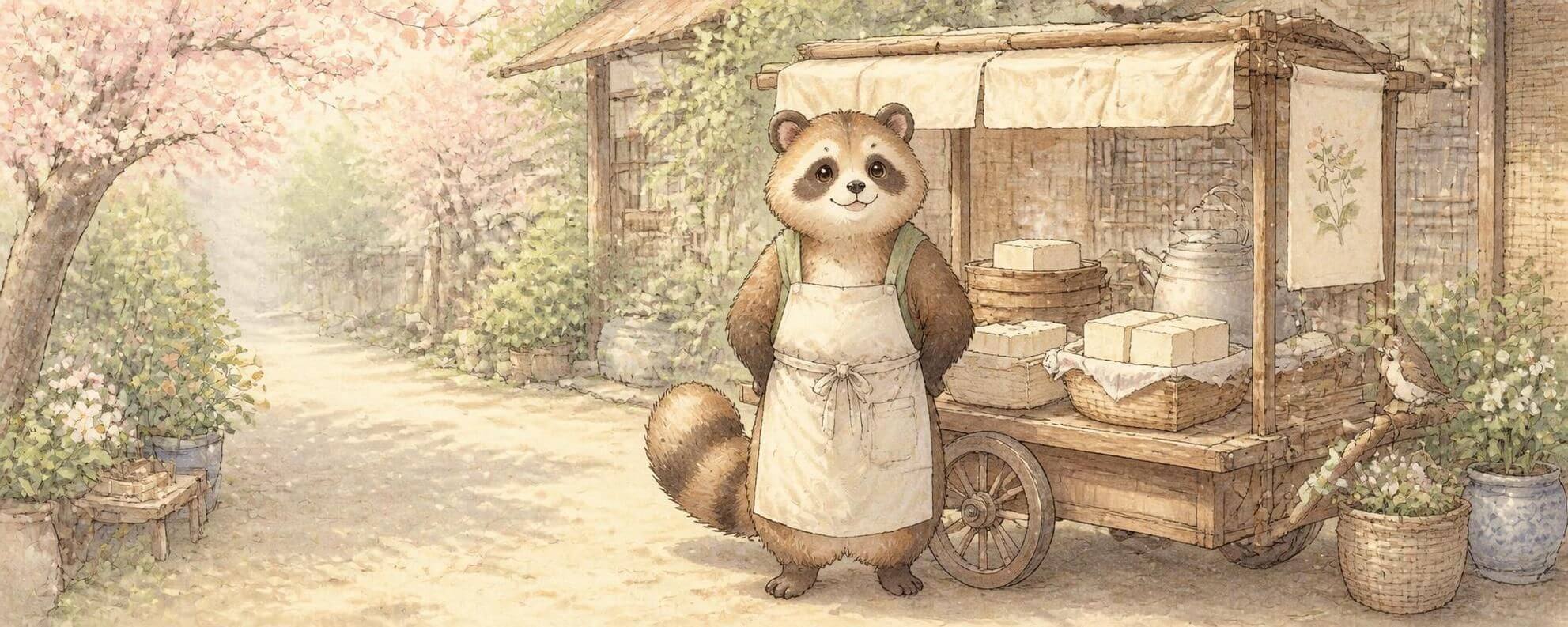 The Tanuki and the Tofu Shop — Legends and Fables