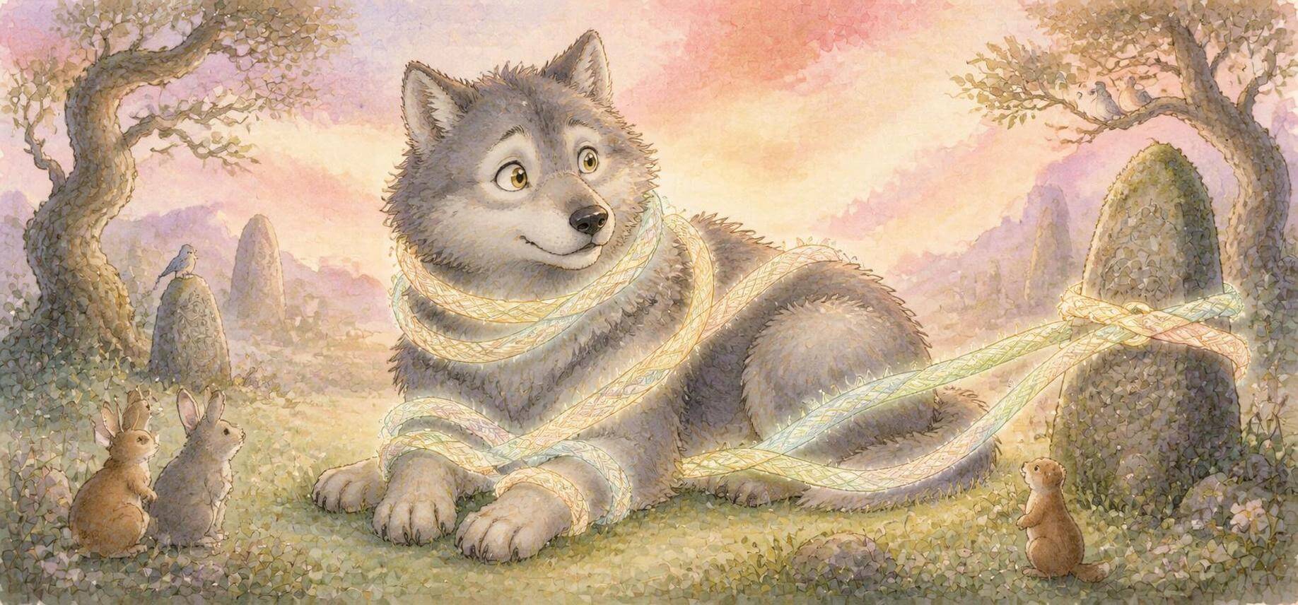 The Wolf Fenrir and the Magic Chain — Legends and Fables